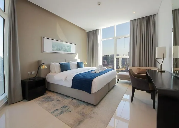 Luxury 2Br Stay In Damac Prive Near Dubai Mall